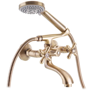 Змішувач для ванни HAIBA DOMINOX 142 EURO BRONZE (Колір бронза) (HB3938)