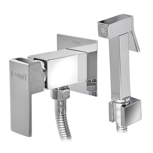 Змішувач для гігієнічного душу HAIBA KUBUS 002 (INNER) (Колір хром) (HB3950)