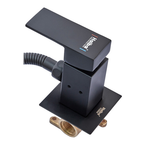 Змішувач для гігієнічного душу HAIBA KUBUS 002 (INNER) BLACK (Колір чорний) (HB3952)