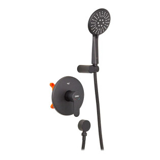 Змішувач для душу вбудований HAIBA AMANDA 003 (INNER) BLACK (Колір чорний) (HB3956)