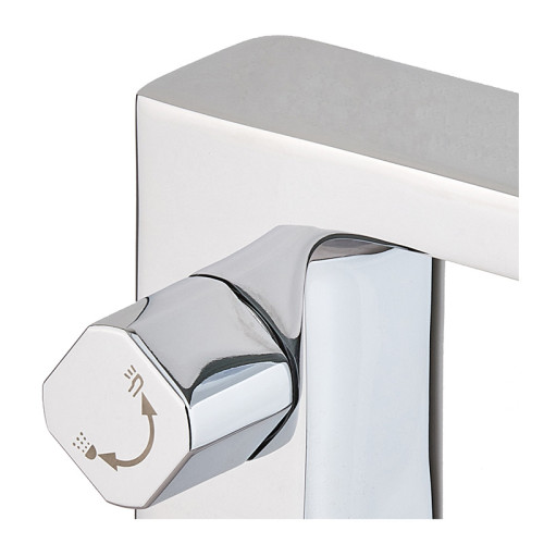 Смеситель на борт ванны HAIBA KUBUS 022 (3-HOLE) (Цвет хром) (HB3957)