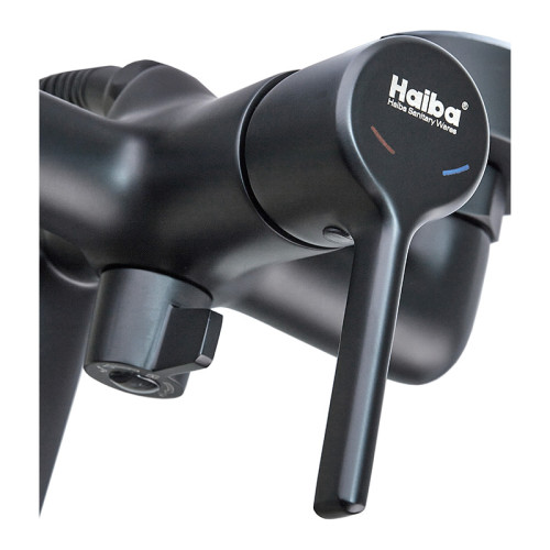 Смеситель для ванны HAIBA MARKUS 006 EURO BLACK (Цвет черный) (HB3974)