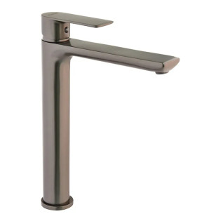 Змішувач для умивальника HAIBA ALEX 001 HIGH NUT GRAPHITE (Колір графіт) (HB3994)