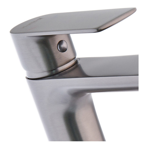 Змішувач для умивальника HAIBA ALEX 001 HIGH NUT GRAPHITE (Колір графіт) (HB3994)