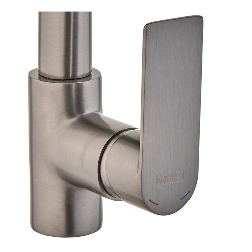 Змішувач для кухні HAIBA ALEX 018 NUT GRAPHITE (Колір графіт) (HB3999)