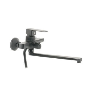 Змішувач для ванни HAIBA KUBUS 006 EURO GRAPHITE (Колір графіт) (HB4006)