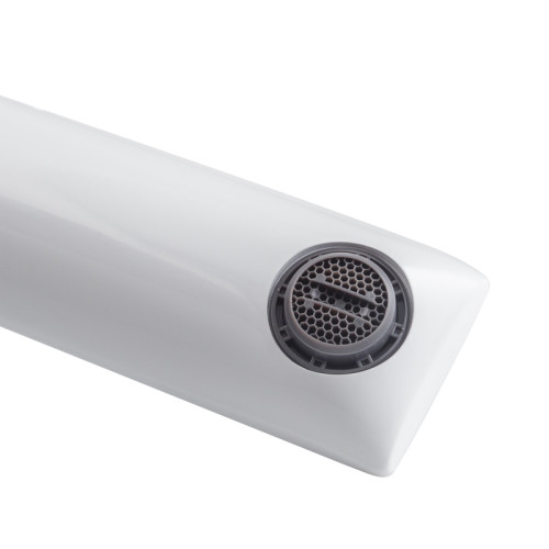 Змішувач для умивальника HAIBA ALEX 001 HIGH NUT WHITE-CHROME (Колір білий хром) (HB9564)