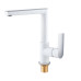 Змішувач для кухні HAIBA ALEX 018 NUT WHITE-CHROME (Колір білий хром) (HB9569)