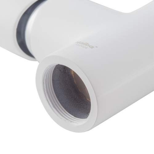 Змішувач для кухні HAIBA ALEX 018 NUT WHITE-CHROME (Колір білий хром) (HB9569)