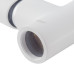 Змішувач для кухні HAIBA ALEX 018 NUT WHITE-CHROME (Колір білий хром) (HB9569)