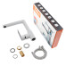 Змішувач для кухні HAIBA ALEX 018 NUT WHITE-CHROME (Колір білий хром) (HB9569)