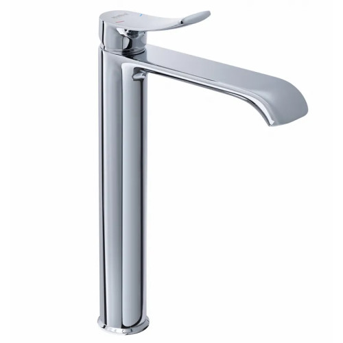 Змішувач для умивальника високий HAIBA BOLERO 001 HIGH NUT (Колір хром) (HB9575)