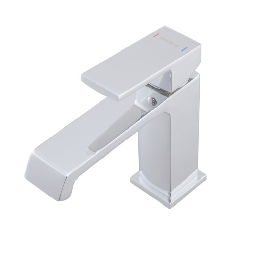 Смеситель для умывальника HAIBA GAUDI 001 NUT (Цвет хром) (HB9581)