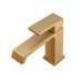 Змішувач для умивальника HAIBA GAUDI 001 NUT BRUSHED GOLD (Колір матове золото) (HB9583)