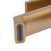 Змішувач для умивальника HAIBA GAUDI 001 NUT BRUSHED GOLD (Колір матове золото) (HB9583)