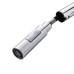 Смеситель для кухни с выдвижной лейкой HAIBA BOLERO 014 NUT (Цвет хром) (HB9591)