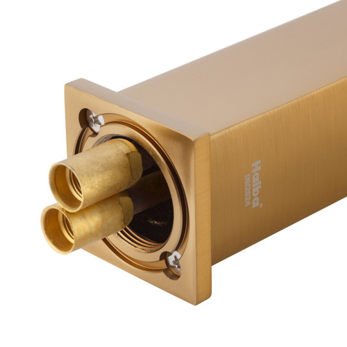 Змішувач для умивальника HAIBA GAUDI 001 HIGH NUT BRUSHED GOLD (Колір матове золото) (HB9597)