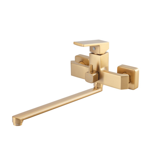 Смеситель для ванны HAIBA GAUDI 006 EURO BRUSHED GOLD (Цвет матовое золото) (HB9598)