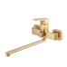 Смеситель для ванны HAIBA GAUDI 006 EURO BRUSHED GOLD (Цвет матовое золото) (HB9598)