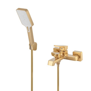 Змішувач для ванни HAIBA GAUDI 009 EURO BRUSHED GOLD (Колір матове золото) (HB9599)