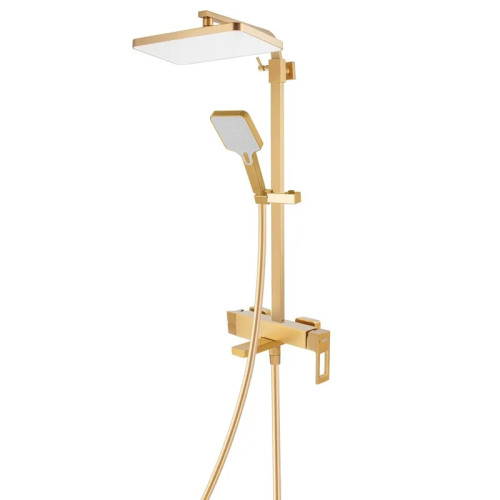 Душова колона із змішувачем HAIBA KANT 009-J BRUSHED GOLD (Колір матове золото) (HB9606)