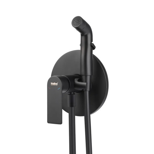 Змішувач для гігієнічного душу HAIBA ALEX 002 (INNER) BLACK (Колір чорний) (HB9618)