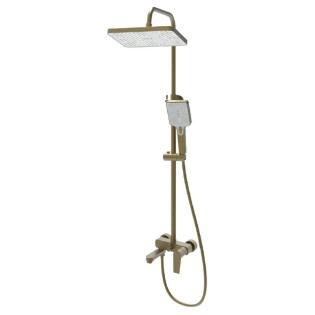 Душова колона із змішувачем HAIBA MILANO 003-J BRUSHED GOLD (Колір матове золото) (HB9620)