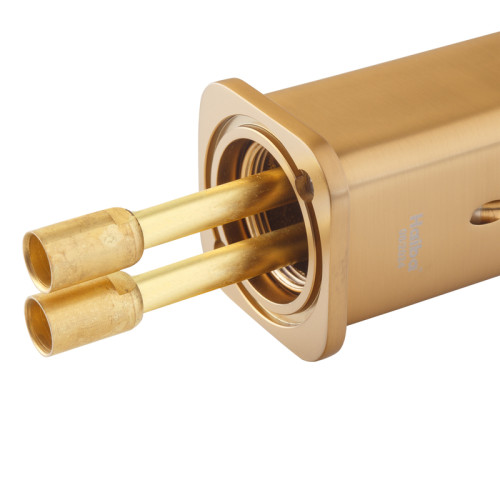 Змішувач для умивальника HAIBA KUBUS 001 HIGH NUT BRUSHED GOLD (Колір матове золото) (HB9623)