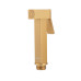 Смеситель для гигиенического душа HAIBA KUBUS 002 (INNER) BRUSHED GOLD (Цвет матовое золото) (HB9625)