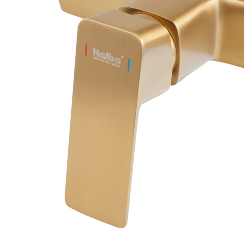 Змішувач для душу HAIBA KUBUS 003 BRUSHED GOLD (Колір матове золото) (HB9626)