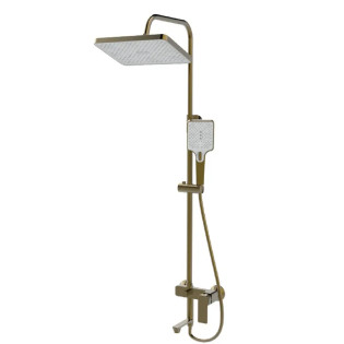 Душова колона із змішувачем HAIBA KUBUS 009-J BRUSHED GOLD (Колір матове золото) (HB9627)