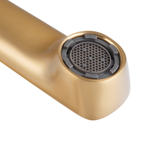 Душевая колонна со смесителем HAIBA KUBUS 009-J BRUSHED GOLD (Цвет матовое золото) (HB9627)