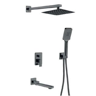 Вбудована душова система HAIBA KUBUS 009 (INNER) GRAPHITE (Колір графіт) (HB9630)