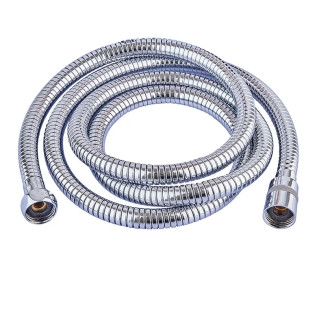 Шланг MIXXUS F02-160cm розтяжний, з підшипником (Колір хром) (HO0028)