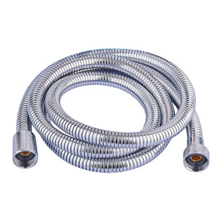 Шланг MIXXUS F16-150-200cm розтяжний дрібне плетіння (Колір хром) (HO0033)