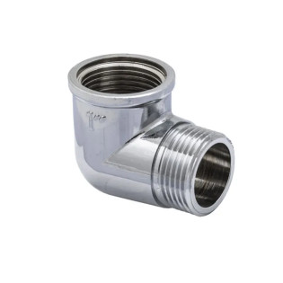 Кут 1'' НВ (хром) Koer KF.L10MF.CHR (KF0129)