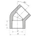 Кут 45 40 PPR Koer K0016.PRO (KP0020)