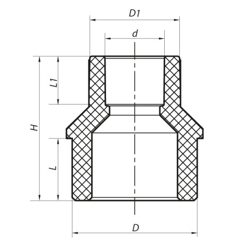 Муфта редукційна НB 32x25 PPR Koer K0058.PRO (KP0068)