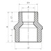 Муфта редукційна НB 32x25 PPR Koer K0058.PRO (KP0068)