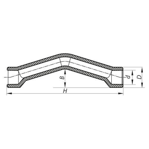 Обвід середній Koer PPR 25 K0072.PRO (KP0086)