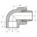 Кут НР 32x3/4M PPR Koer K0121.PRO (KP0144)