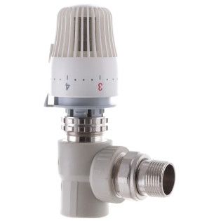 Кран термостатичний з кутовим термоголовкою 25x3/4 PPR Koer K0154.PRO (KP0196)