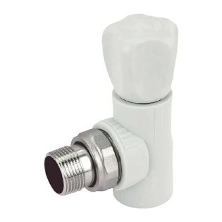 Вентиль радіаторний кутовий PPR 25x3/4 (Koer K0168.PRO) (KP0217)