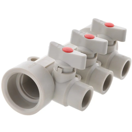 Колектор теплої підлоги 3 контури (40x20) PPR Koer K0170.PRO (KP0220)