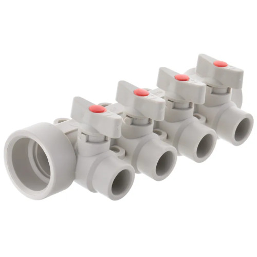 Колектор теплої підлоги 4 контури (40x20) PPR Koer K0171.PRO (KP0221)
