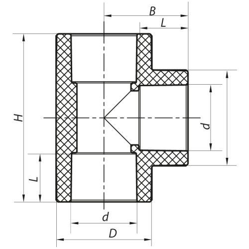 Трійник 110 PPR Koer K0200.PRO (KP2565)