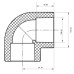 Кут 90 110 PPR Koer K0206.PRO (KP2571)