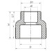 Муфта редукційна ВР 75x40 PPR Koer K0208.PRO (KP2573)