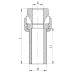 Розбірне різьбове з'єднання ВР 32x1F PPR Koer K0236.PRO (KP2601)