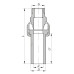 Розбірне різьбове з'єднання НР 32x1M PPR Koer K0239.PRO (KP2604)